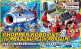 Bandai Hobby One Piece Chopper Robo 3&5 (Chopper Submarine&Chopper Crane) Model Kit 2766727