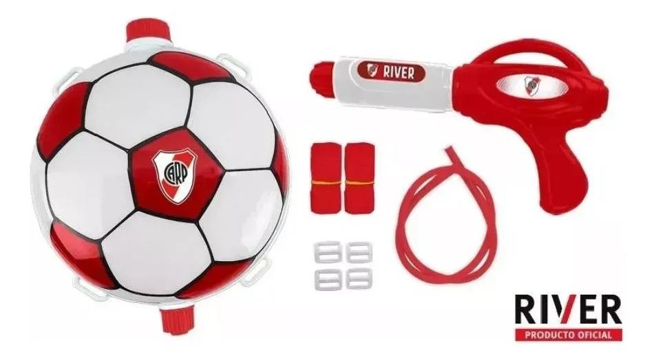 Pistola De Agua Con Mochila Futbol River 31cm 8414