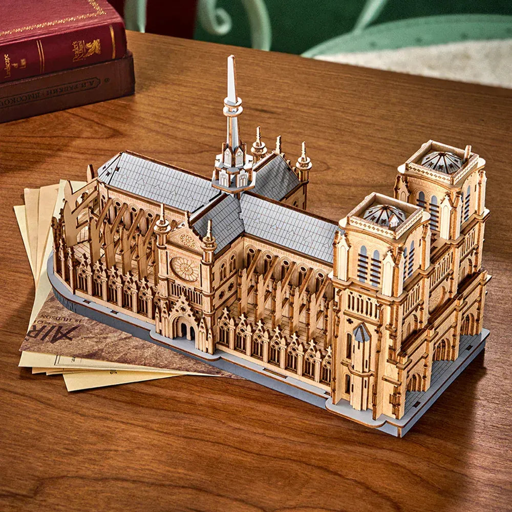 Robotime Rowood Puzzle 3d Catedral De París Tg511