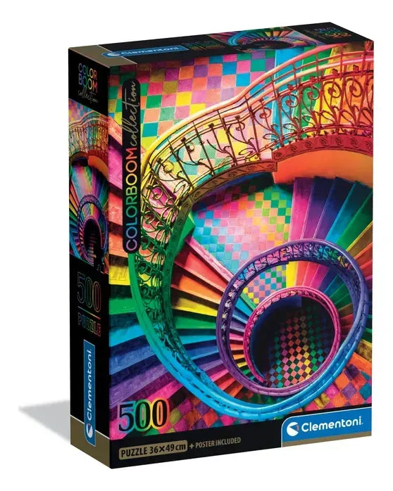 Puzzle Hqc Colorboom Stairs Co 500 Pzas 35591 Clementoni