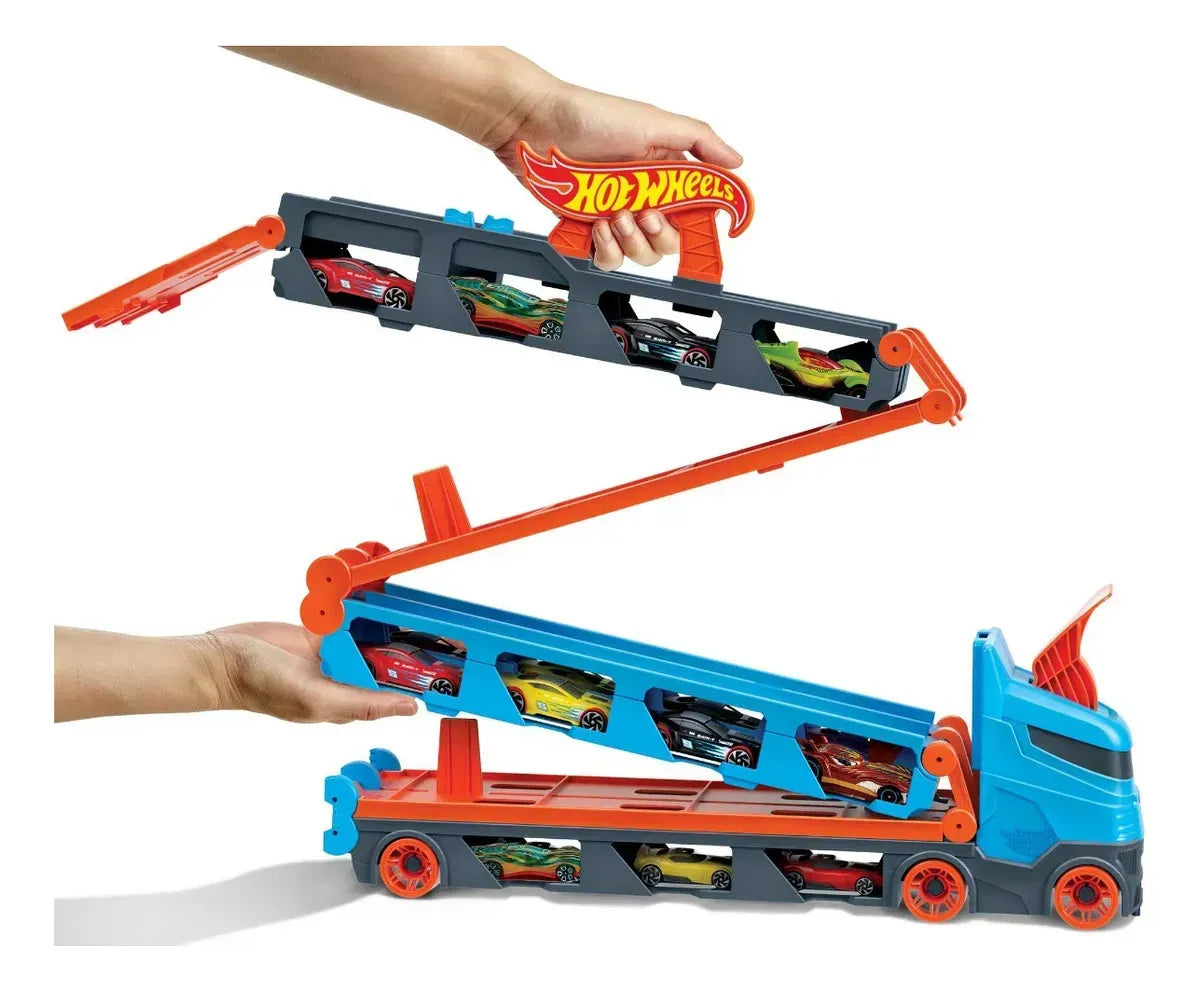 Hot Wheels City Camion con Pista De Carreras GVG37