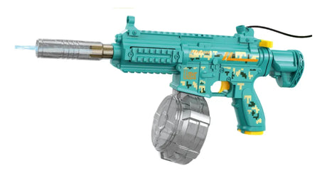 Pistola De Agua Mini M416 Eléctrica Recargable Kb1356 Shine Verde