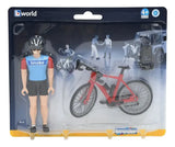 Bruder Bworld Bicicleta con ciclista BRU63110