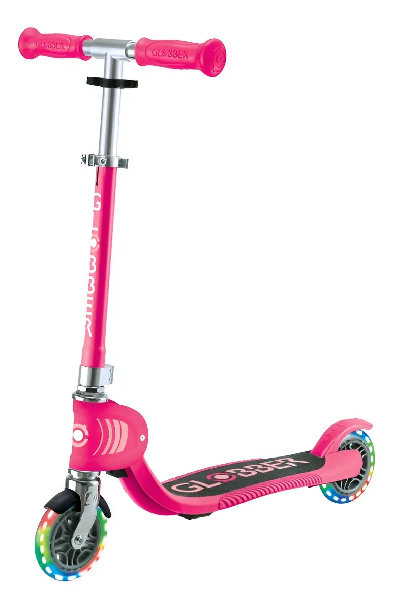 Globber Monopatin Flow Foldable Junior Lights Fucsia 870-102