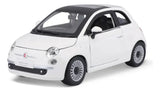 Bburago 1:24 Fiat 500 Blanco 18-22106