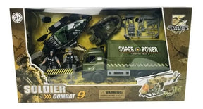 Set Militar Camion C/ Soldados Shine 2006917