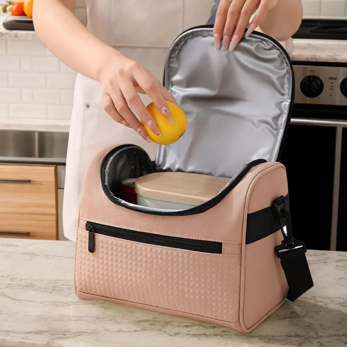 Bolso Lunchera Rosa 25*16.5*20.5CM KL1186