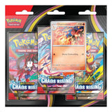 Pokemon Tcg Mega Evolution Chaos Rising 3-Pack Blister Ingles 10-10401-120