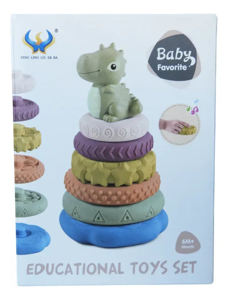 Baby Favorite Set Educacional Torre Del Dinosaurio Zy1568035