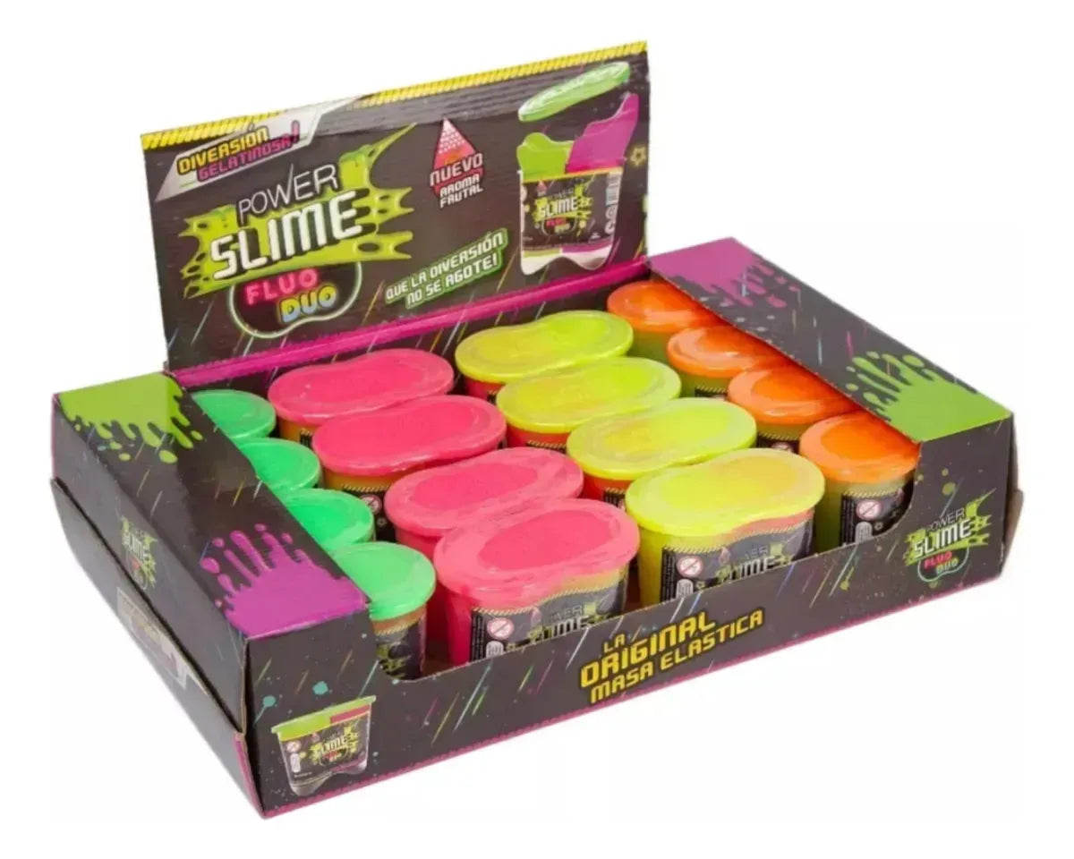 Power Slime Duo Colores Fluo J3242