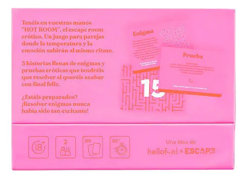 Juego De Mesa Hellofun! Hot Room 60365