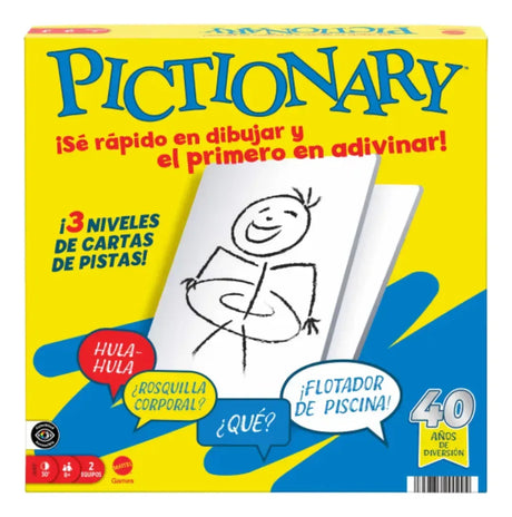 Juego De Mesa Pictionary 40 Aniversario Mattel Jdx97