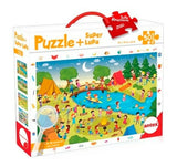 Rompecabezas Puzzle 50 Pzas Con Lupa 3035