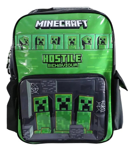 Cresko Mochila Espalda Minecraft Up 18P MI119