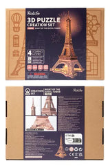 Robotime Puzzle 3d Noche De La Torre Eiffel Tgl01 Rolife