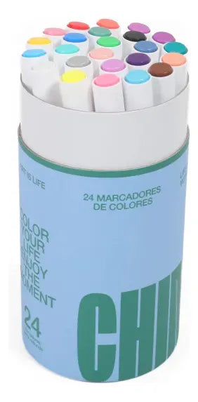 Chimola Set De Marcadores X36 Light Blue ST60