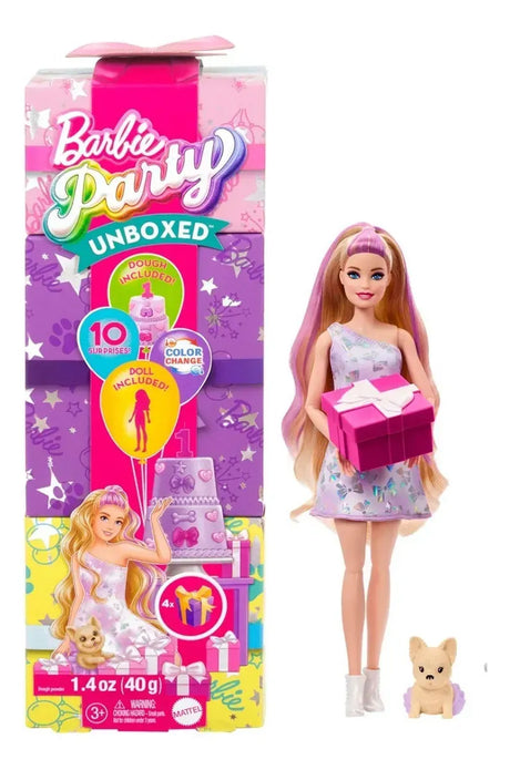 Barbie Party Unboxed Muñeca Fiesta de Mascotas JFG68