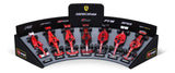 Bburago 1:43 Scuderia Ferrari: 7 Coches + Soporte de Exposición 18-36864