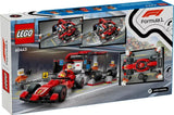 Lego CITY Boxes de F1® y Equipo de Mecánicos con Coche Ferrari 60443
