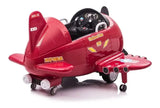 Auto A Bateria Avión Rojo Con Control 6v Shl320201 Shine