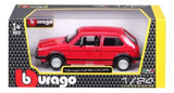 Bburago 1:24 Volkswagen Golf GTI MK1 1979 Rojo/Negro 18-21089