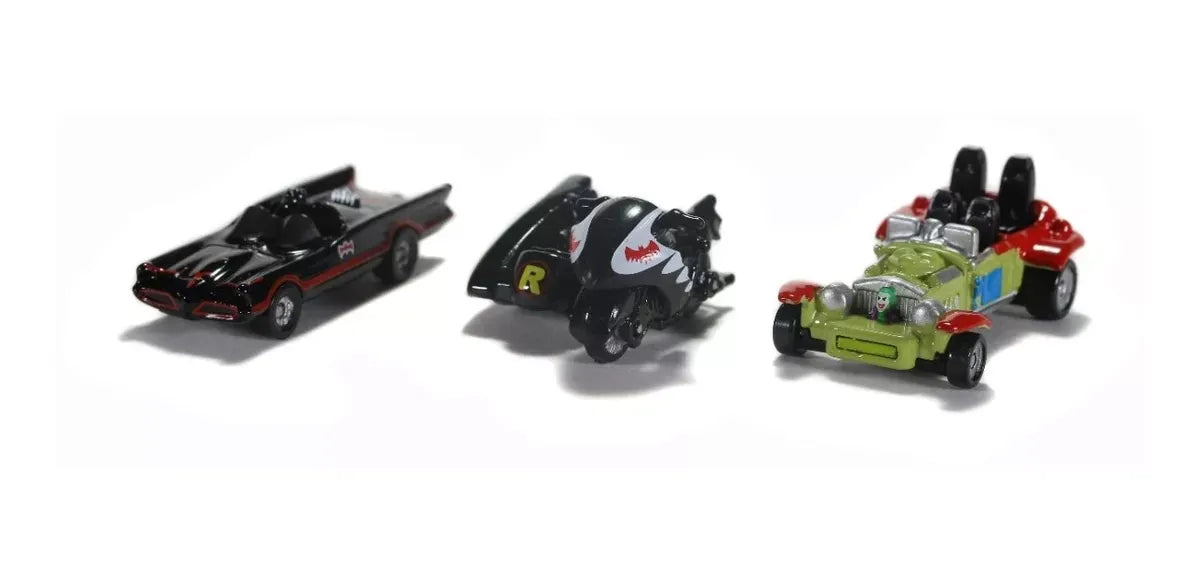 Set Nano Mini Autos Diecast 1:65 Batman Classic 31616 Jada
