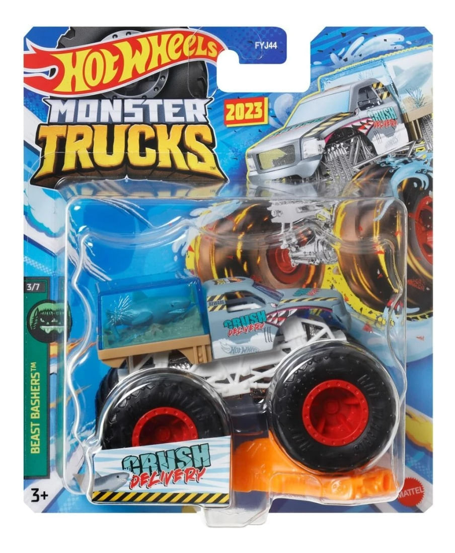 Hot Wheels Monster Trucks Escala 1:64 Fyj44 Mattel