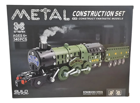 Metal Set Tren Con Vagon 340pz ZY1144287