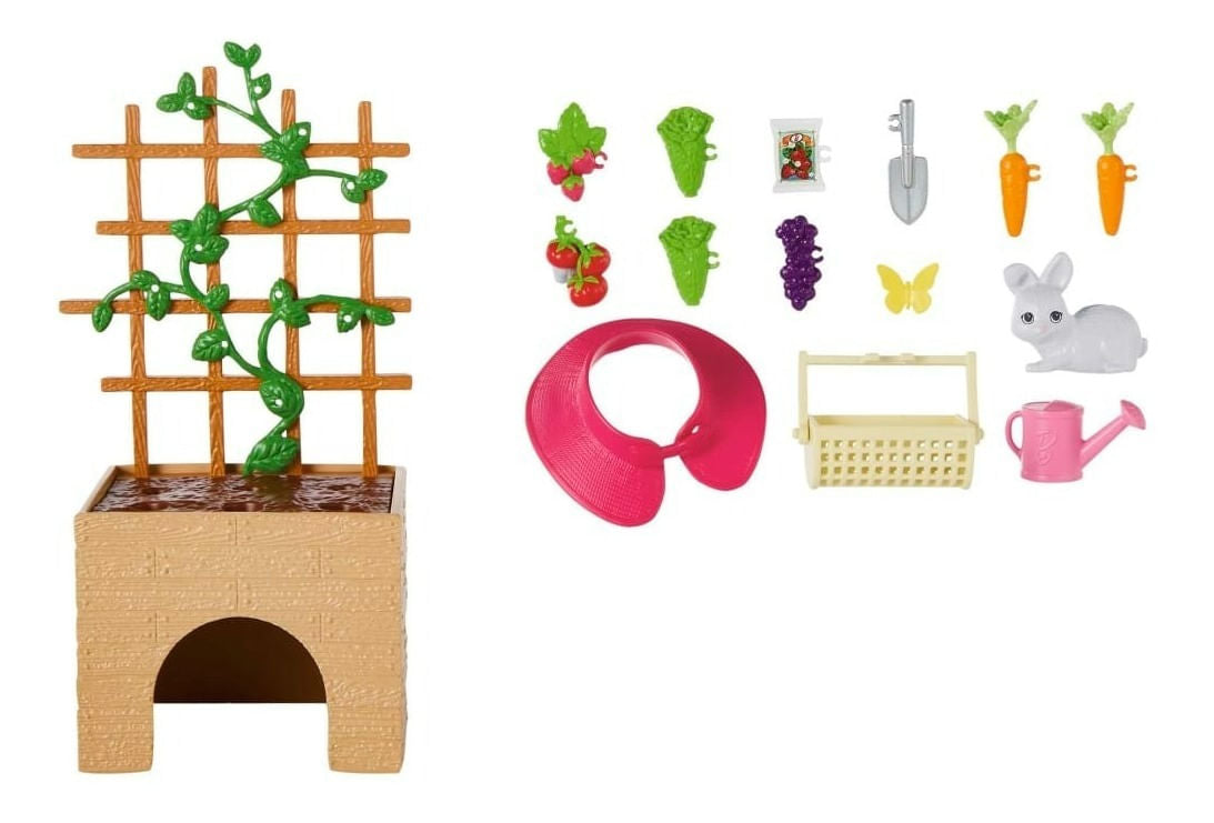 Muñeca Barbie Jardineria Con Accesorios Hcd4 Mattel