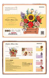 Robotime Puzzle 3d Caja De Flores Tw02h Rowood