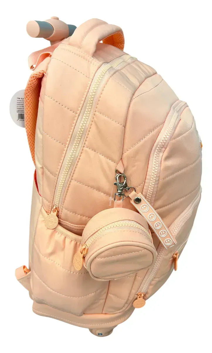 Mochila Carrito Escolar 18 Pulgadas Sl2501 Kinderland Rosa