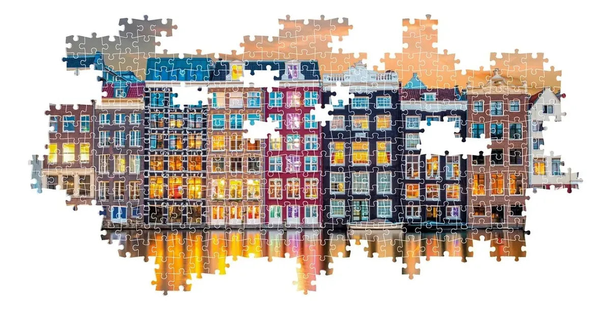 Clementoni Puzzle 1000pzs Panorama Amsterdam Brillante 39838