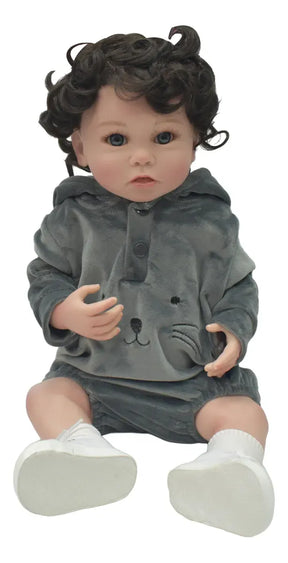 Muñeca Newborn 55 cm con Cabello y Accesorios S43539