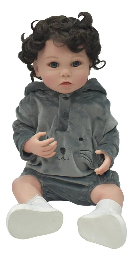Muñeca Newborn 55 cm con Cabello y Accesorios S43539