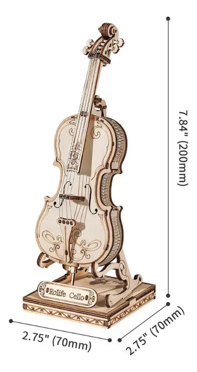 Robotime Puzzle 3d Violonchelo Tg411 Rolife