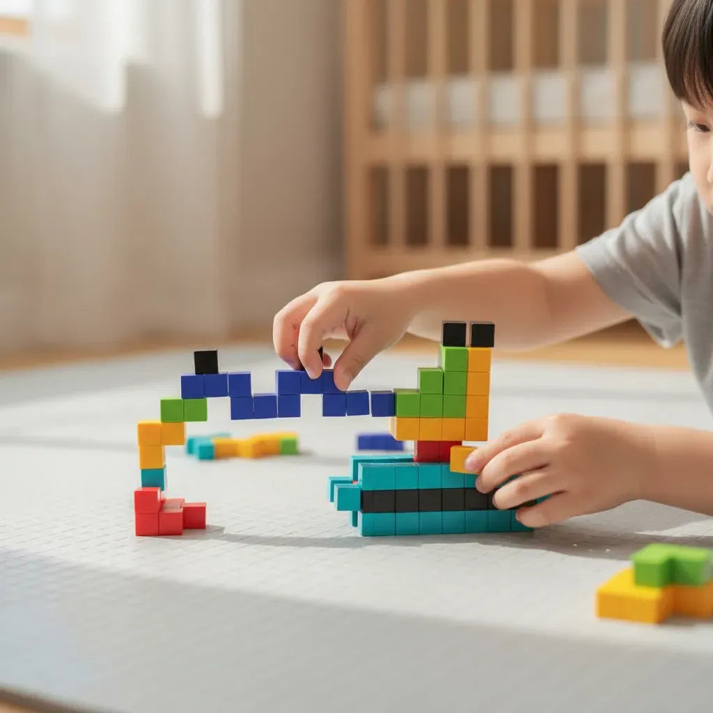 Bloques Cubos Stem Magnéticos Magnetic Blocks Shine 2886644