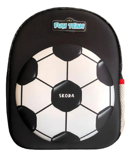 Mochila C/Luz Petit Termoformada Futbol Red 22x30x10cm 12P 41319