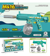Pistola De Agua Mini M416 Eléctrica Recargable Kb1356 Shine Verde