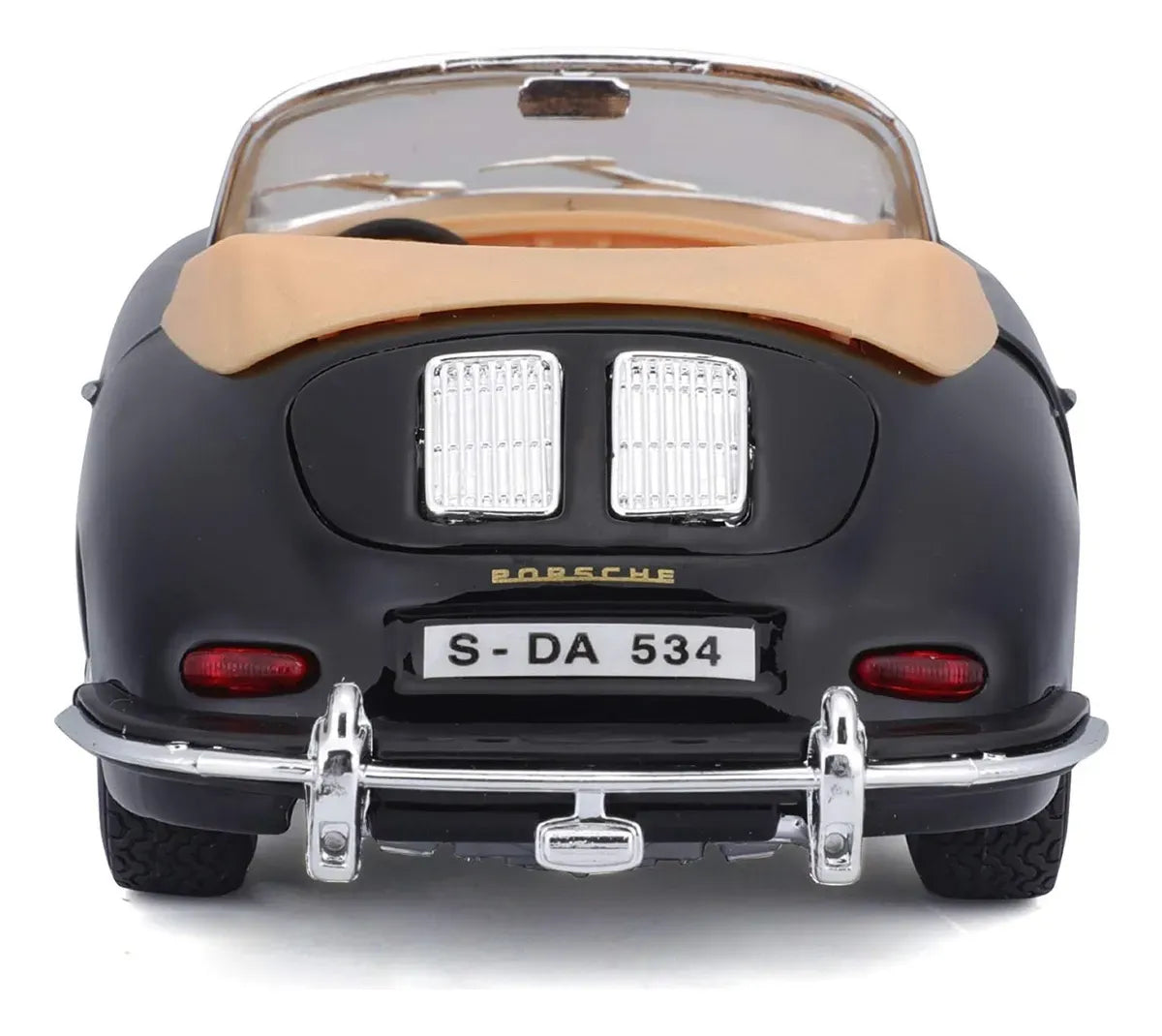Bburago 1:24 Porsche 356 Cabriolet Negro 18-22078