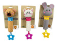 Sonajero Animalitos Tejido 18cm Modelos Surtidos T21191 Getco