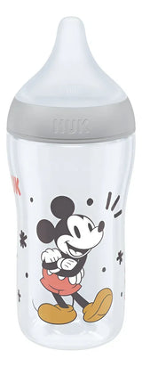 Nuk Mamadera Perfect Match 260 ml Cont de Temp MICKEY MOUSE Gris 10742040