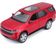Maisto 1:24 Chevrolet Tahoe 2021 Rojo 31533