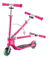 Globber Monopatin Flow Foldable Junior Lights Fucsia 870-102