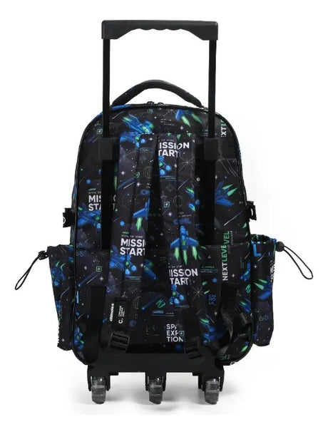 Chimola Mochila Carro 18p Gamer Nave Black FS127