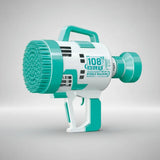 Pistola Burbujero Recargable Con Luces Automática Kb1142 Azul Shine