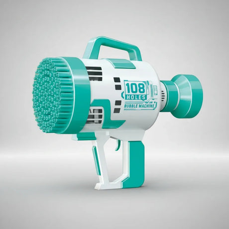 Pistola Burbujero Recargable Con Luces Automática Kb1142 Azul Shine