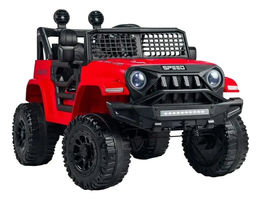 Auto A Bateria Todo Terreno Roja HM6588
