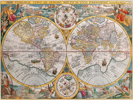 Ravensburger Puzzle 1500 Pzs Mapa Antiguo 12000716