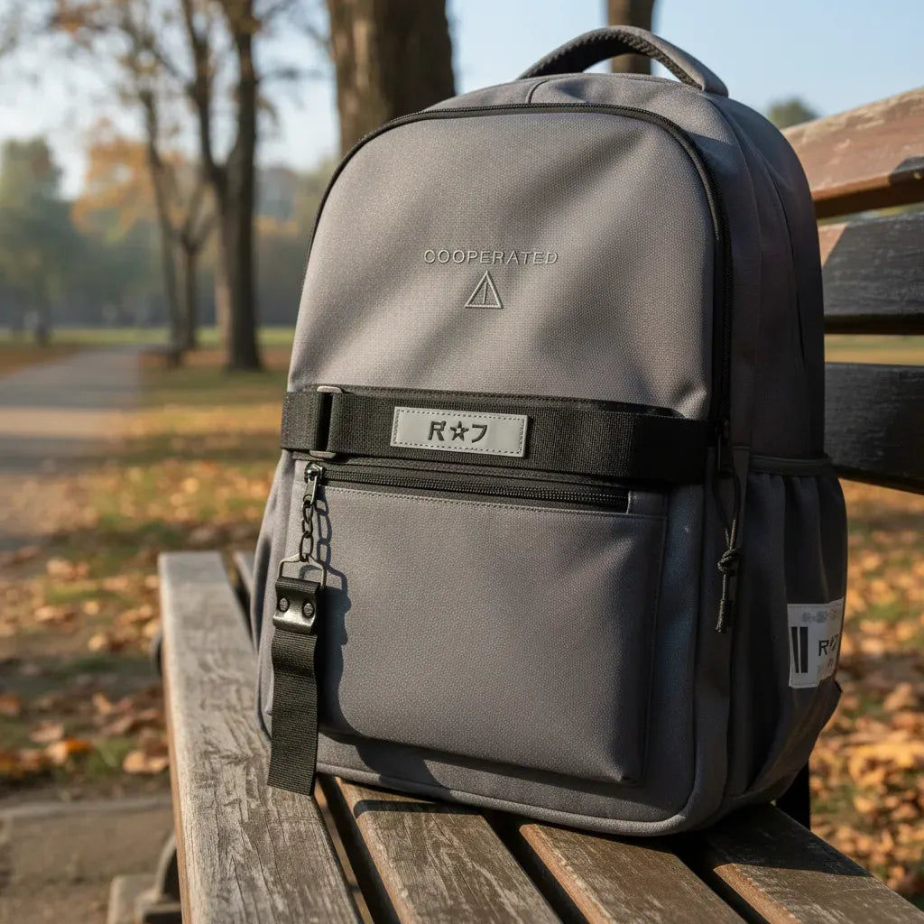 Mochila Escolar Gris Oscuro KL1165