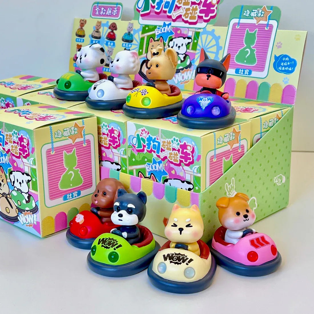 Figura Sorpresa Perritos En Autitos Chocadores Kl936 Shine